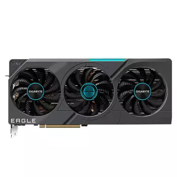 Видеокарта Gigabyte GeForce RTX 4070 Ti EAGLE OC, 12ГБ, черный, GV-N407TEAGLE OC-12GD