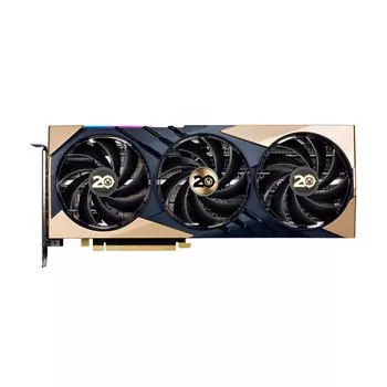 Видеокарта MSI GeForce RTX 4070 SUPER GAMING SLIM, World of Warcraft, 12 ГБ, золотистый/синий