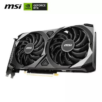 Видеокарта MSI Wantu GeForce RTX 3060 VENTUS 2X 8GB OC с двумя вентиляторами