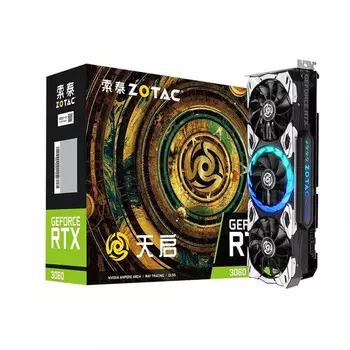 Видеокарта ZOTAC GeForce RTX 3060 GDDR6 12GB Apocalypse GOC