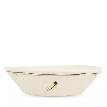 VIETRI Lastra Fiori di Bosco Тарельчатая миска для хлопьев, коричневый/бежевый