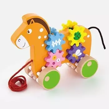 Вига, деревянная тягач-лошадь. Viga