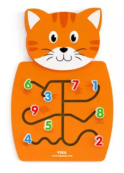 Viga — обучающая настенная головоломка с котенком.