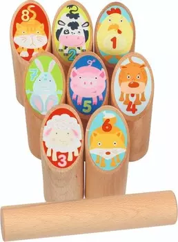 Викинг Кубб в хлопковом мешке, аркадная игра, Гоки Goki