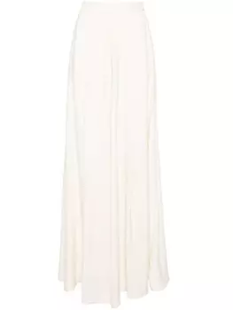 Viktor & Rolf брюки палаццо средней посадки, нейтральный цвет