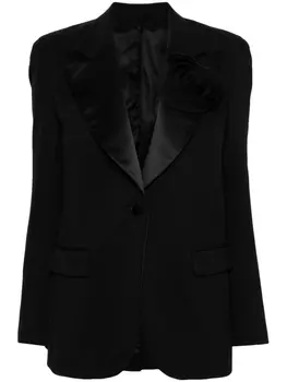 Viktor & Rolf креповый блейзер, черный