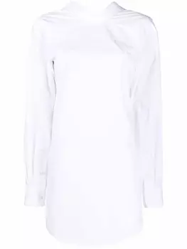Viktor & Rolf платье-рубашка Back-To-Front, белый