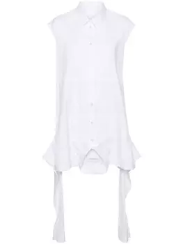 Viktor & Rolf платье-рубашка Upside Down, белый