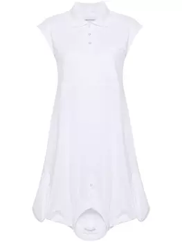 Viktor & Rolf платье-рубашка Upside Down Polo, белый