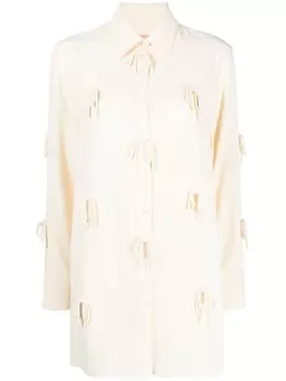 Viktor & Rolf рубашка с принтом, нейтральный цвет