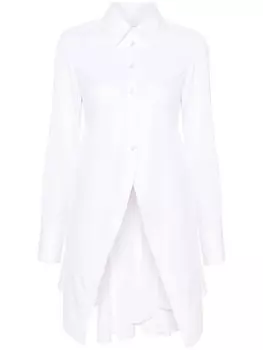 Viktor & Rolf рубашка с прямым воротником, белый