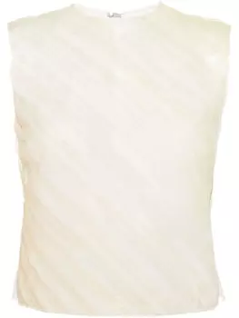 Viktor & Rolf топ со складками, зеленый