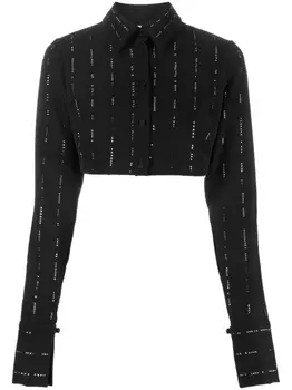 Viktor & Rolf укороченная рубашка Shoot For The Stars, черный