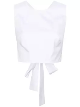 Viktor & Rolf укороченный топ с запахом, белый