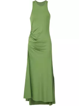 Виктория Бекхэм собрала детализированное платье Victoria Beckham, зеленый