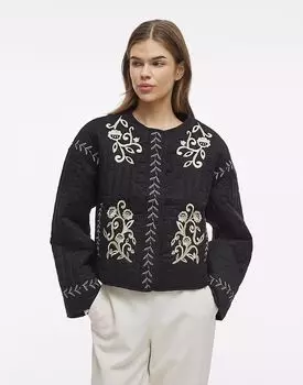 Vila Куртка в черном цвете