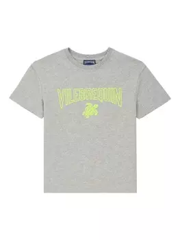 Vilebrequin Kids футболка Gomy из органического хлопка, серый