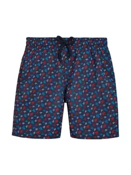 Vilebrequin Kids плавки-шорты с принтом, синий