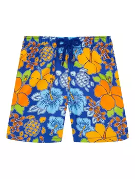 Vilebrequin Kids плавки-шорты Tropical, синий