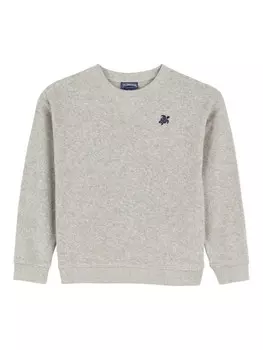 Vilebrequin Kids толстовка с круглым вырезом, серый