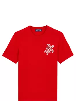 Vilebrequin logo-print Футболка, красный