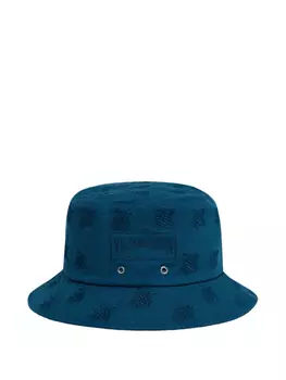 Vilebrequin панама с вышивкой, синий