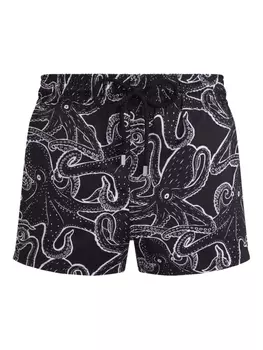Vilebrequin плавки-шорты Poulpes, черный