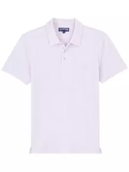 Vilebrequin рубашка поло из органического хлопка с вышитым логотипом, розовый