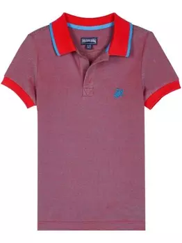 Vilebrequin рубашка-поло Pantin, меняющая цвет, красный