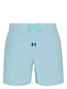 Vilebrequin шорты из шерсти Barry с завязками, синий