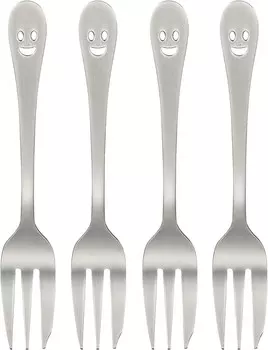 Вилка для торта Tsubame Sanjo Nico NY-10, набор из 4 шт., 5,6 дюйма (14,2 см), производство Япония Nagao