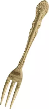Вилка «Принцесса» Takagi 18-0 из нержавеющей стали, позолоченная, сделано в Японии, Gold