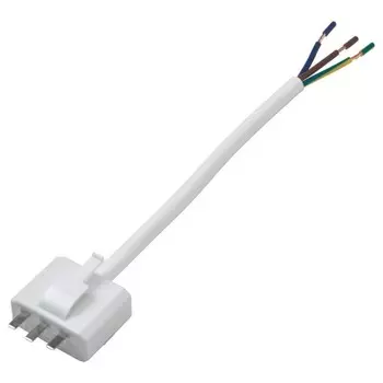 Вилка с заземлением Ikea Koppla, белый