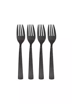 Вилки для торта, серия Афины, 4 шт., нержавеющая сталь Афины Grwe, черный