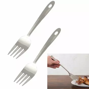 Вилки сервировочные AllTopBargains, серебряный