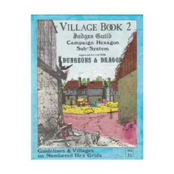 Village Book #2 (3rd Printing), Dungeons & Dragons Fantasy Supplements - Maps (Judges Guild), мягкая обложка