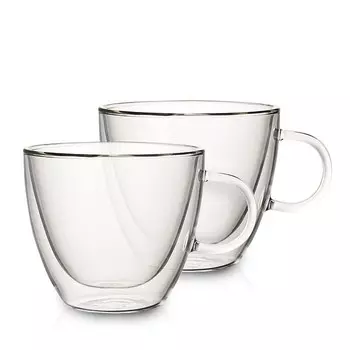 Villeroy & Boch Artesano, большая чашка для горячих напитков, набор из 2 шт, белый