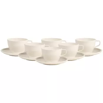Villeroy & Boch Artesano Original Caf au Lait Чашка с блюдцем 260 мл, набор из 6 шт