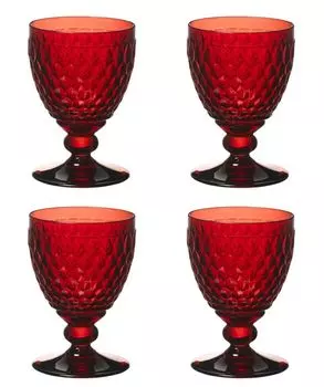 Villeroy & Boch Boston Colored Набор из 4 бокалов для красного вина красный