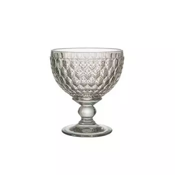 Villeroy & Boch Boston Цветной набор из 4 пиал для шампанского, дымчатое стекло, серый