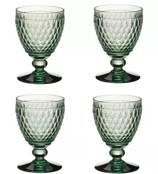 Villeroy & Boch Boston Набор из 4 стаканов для воды зеленого цвета 350 мл, зеленый