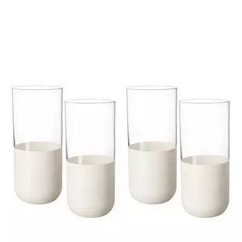 Villeroy & Boch Стакан для бокала Rock Blanc, набор из 4 шт, белый