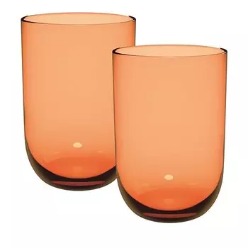 Villeroy & Boch Стакан для коктейля Like Highball, набор из 2 шт, оранжевый
