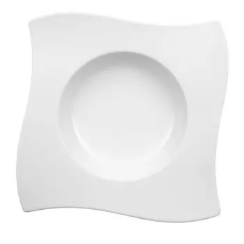 Villeroy & Boch Суповая тарелка "New Wave" с оправой, белый