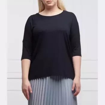 Vilma блузка прямого кроя больших размеров Persona By Marina Rinaldi, синий