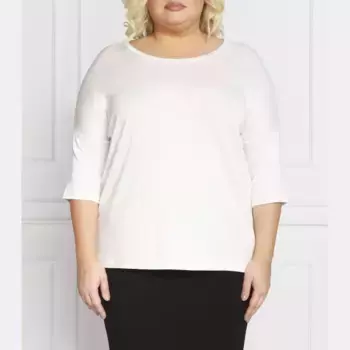 Vilma блузка стандартного кроя больших размеров Persona By Marina Rinaldi, белый
