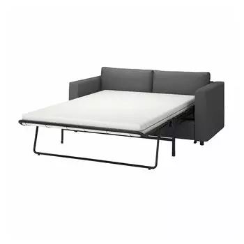 ВИМЛЕ 2 дивана-кровати с откидной спинкой, Халларп серый VIMLE IKEA