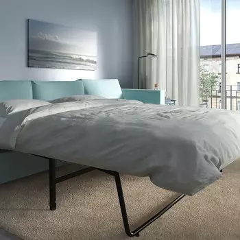 ВИМЛЕ 5-местный, диван-кровать угловой раздел., Саксемара светло-синий VIMLE IKEA