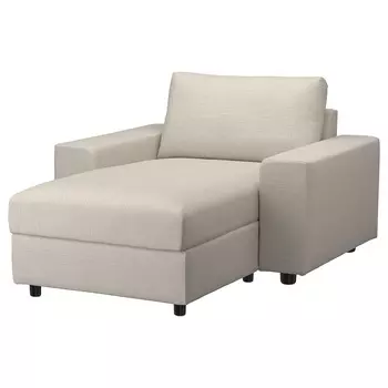 ВИМЛЕ Диван, с широкими подлокотниками/Гуннаред бежевый VIMLE IKEA