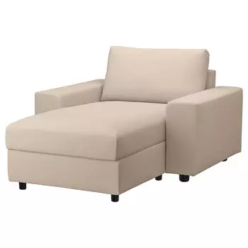 ВИМЛЕ Диван, с широкими подлокотниками/Халларп бежевый VIMLE IKEA